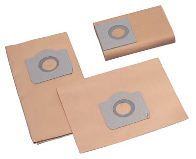 Papierfilter zum Saugen von Feinstäuben der Staubklassen M und H, Vol. 33 l, VE 10 Stück