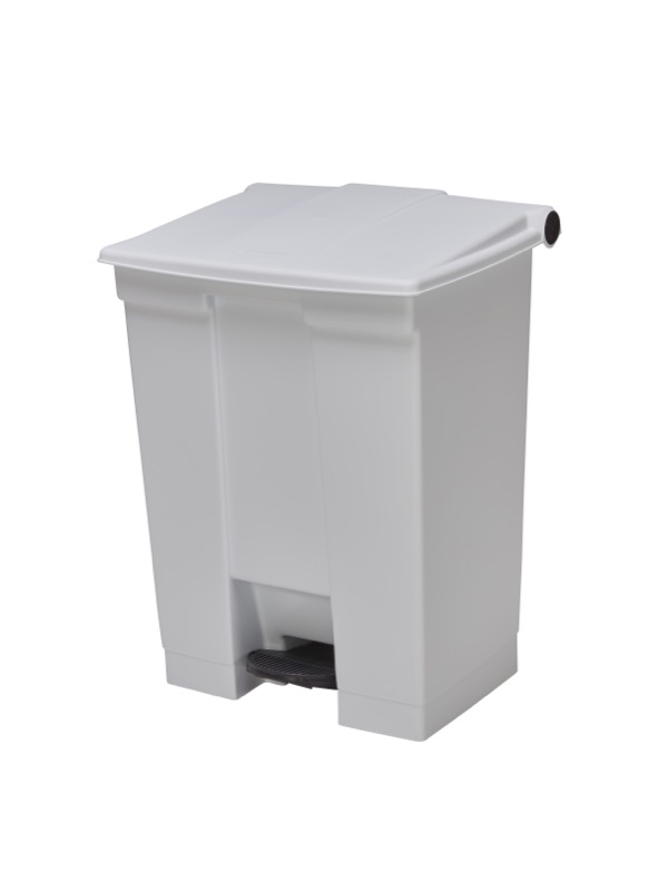 Rubbermaid 45-Liter-Step-On-Tretabfalleimer, weiß