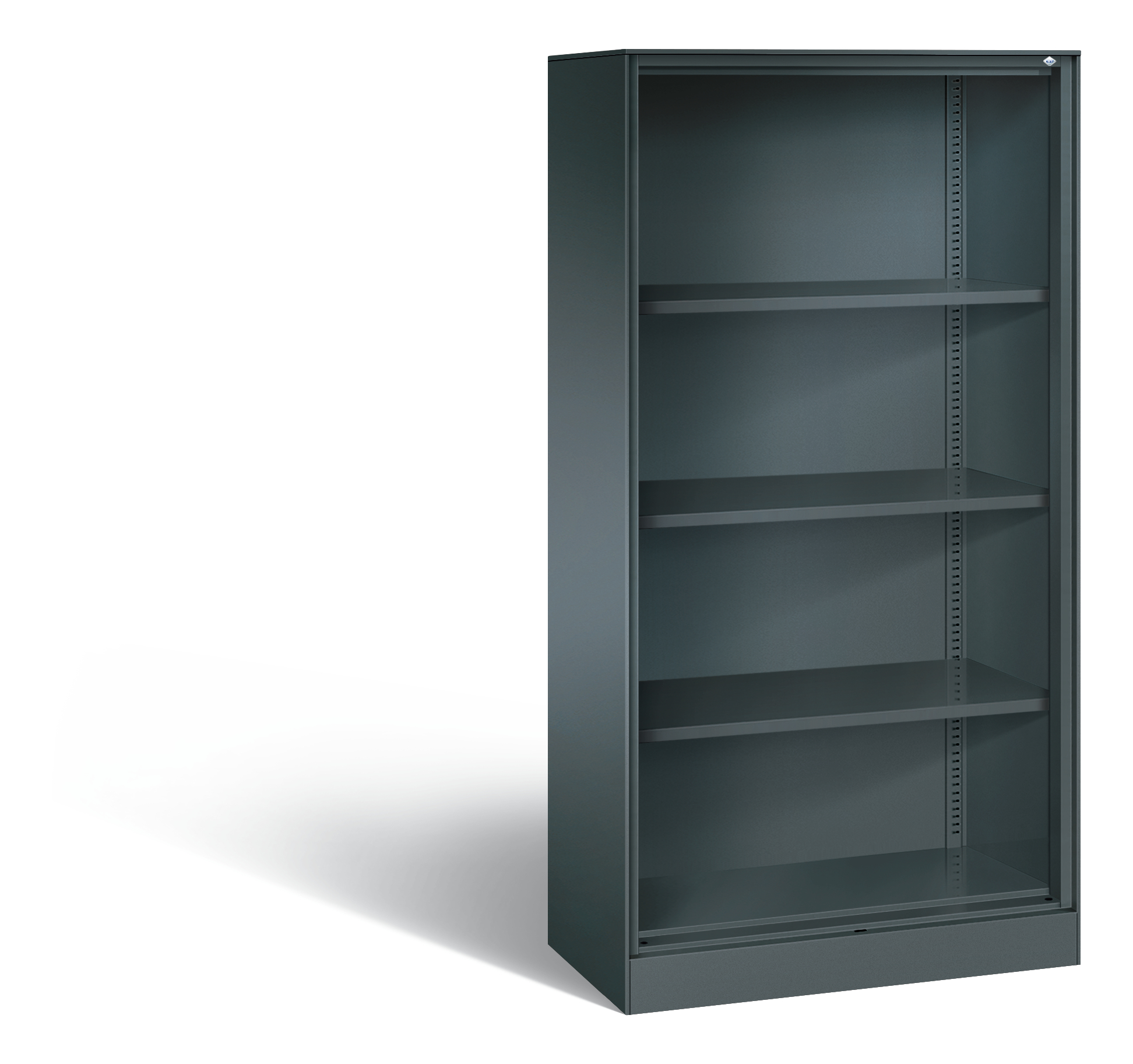 C+P Büroregal  Asisto, H1635xB800xT435mm, 7016