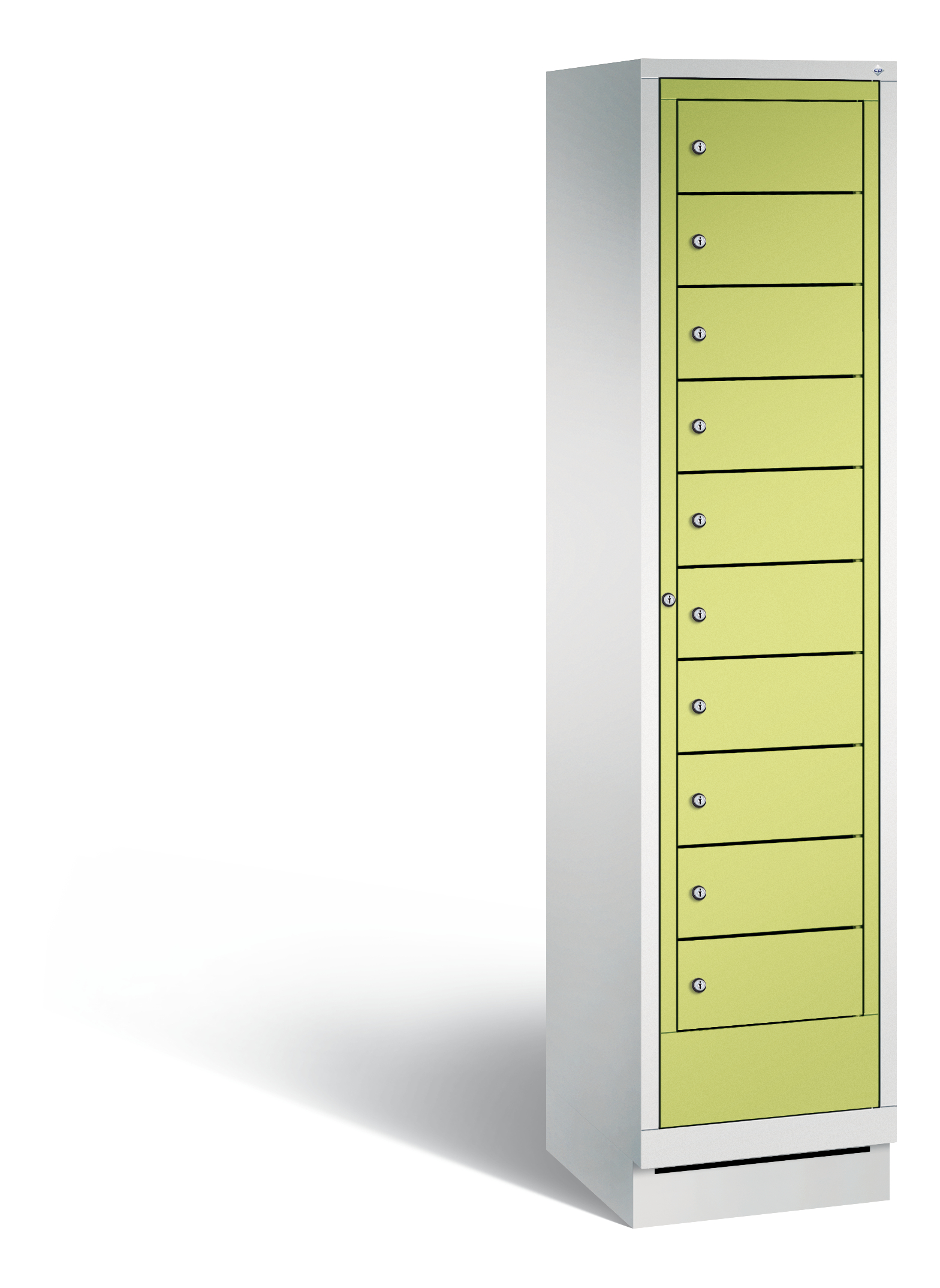 C+P Wäsche-Ausgabeschrank Evolo, H1800xB420xT500mm, 7035/0024