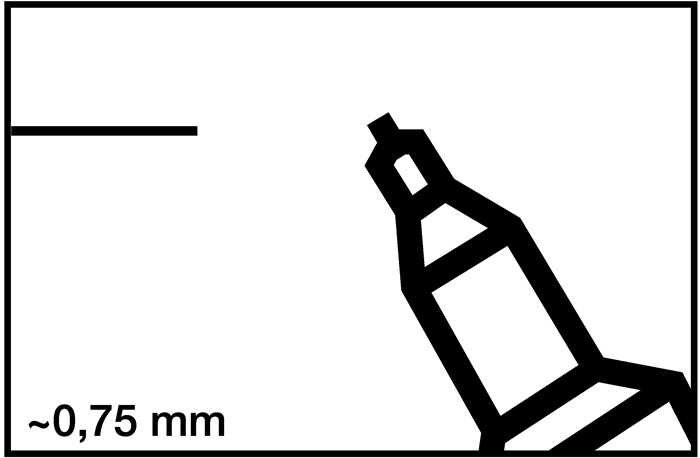 Permanentmarker 404 blau Strich-B.0,75mm Rundspitze EDDING