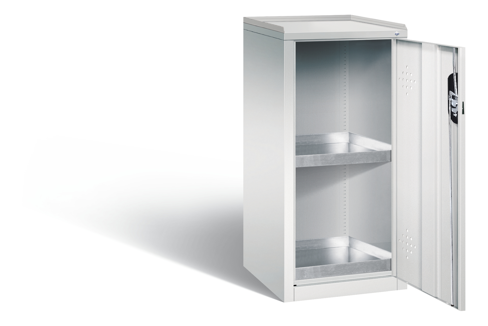 C+P Umweltschrank Acurado, H1000xB502xT500mm, 7035/7035
