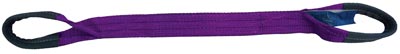 Hebeband, Traglast 1000 kg, Länge 4 m, Bandbreite 30 mm, Farbe violett, 1 Streifen, VE 4 Stück