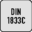 Winkelfräser DIN 1833C TypN D.32mm 45Grad HSS-Co Z.12 MAYKESTAG