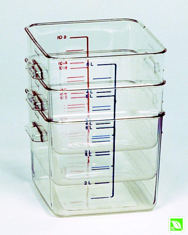 Rubbermaid 4-eckiger Vorratsbehälter, 5,7 l, durchsichtig