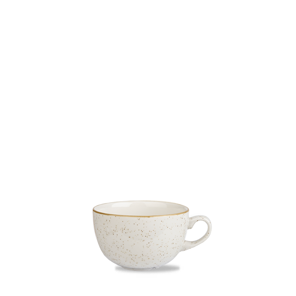 Churchill Super Vitrified Stonecast Barley White Cappuccino Tasse 22,7Cl, 12 Stück