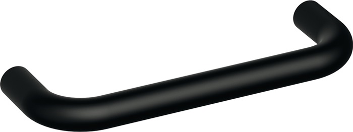 Möbelgriff 548.138B Ku.90 tiefschwarz ma 128mm D.10mm HEWI
