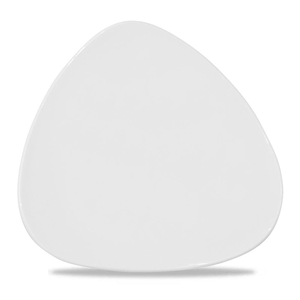 Churchill Lotus White Dreiecksteller 26,5cm, 12 Stück