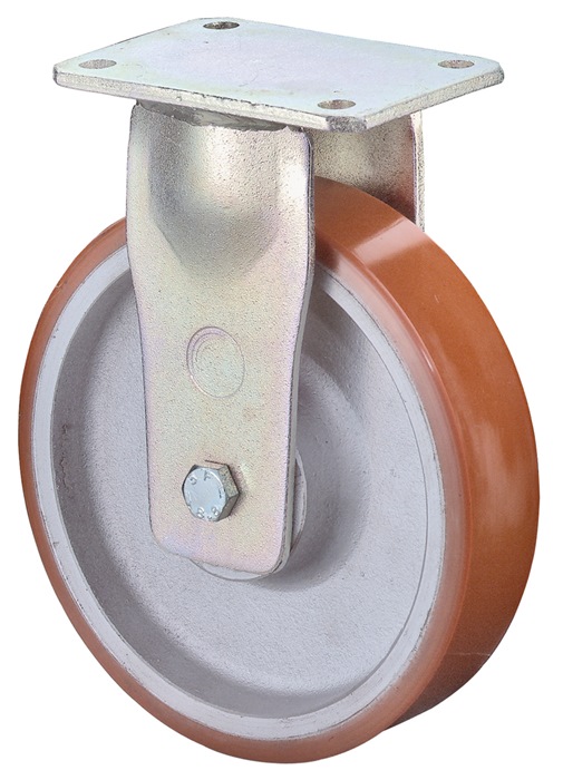 BS ROLLEN Schwerlast-Bockrolle Rad-Ø 125 mm Tragfähigkeit 550 kg