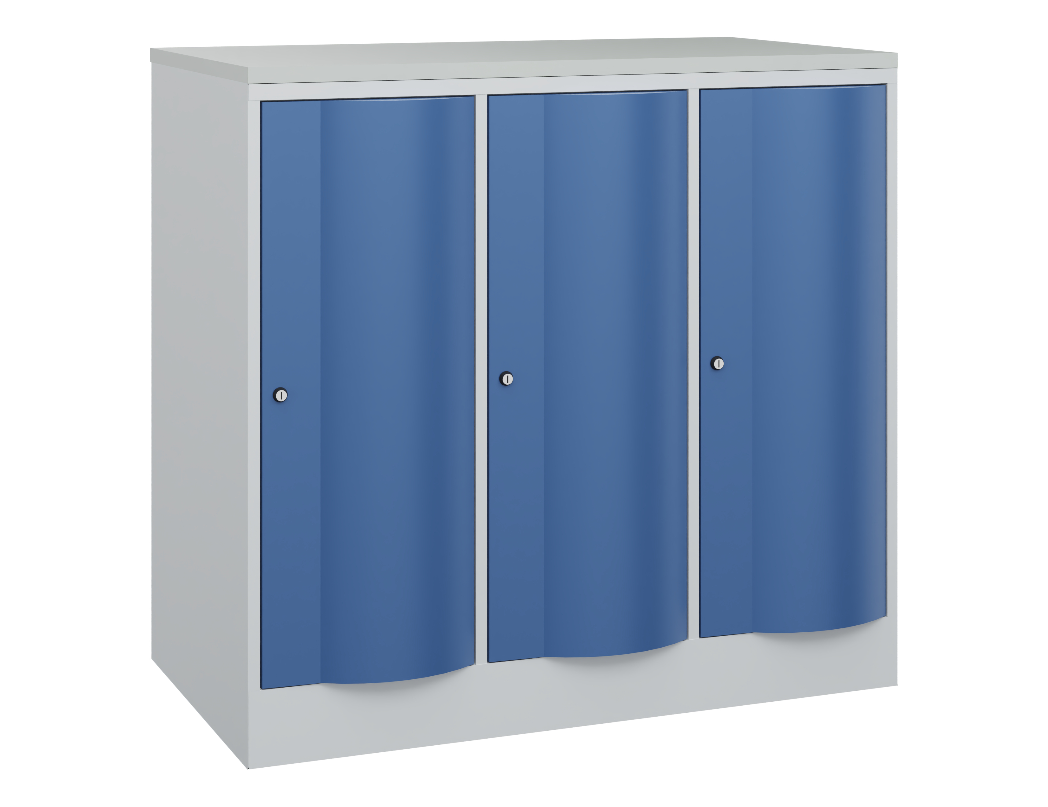  C+P XL-Schließfachschrank Resisto, H1077xB1148xT640mm, 7035/5023