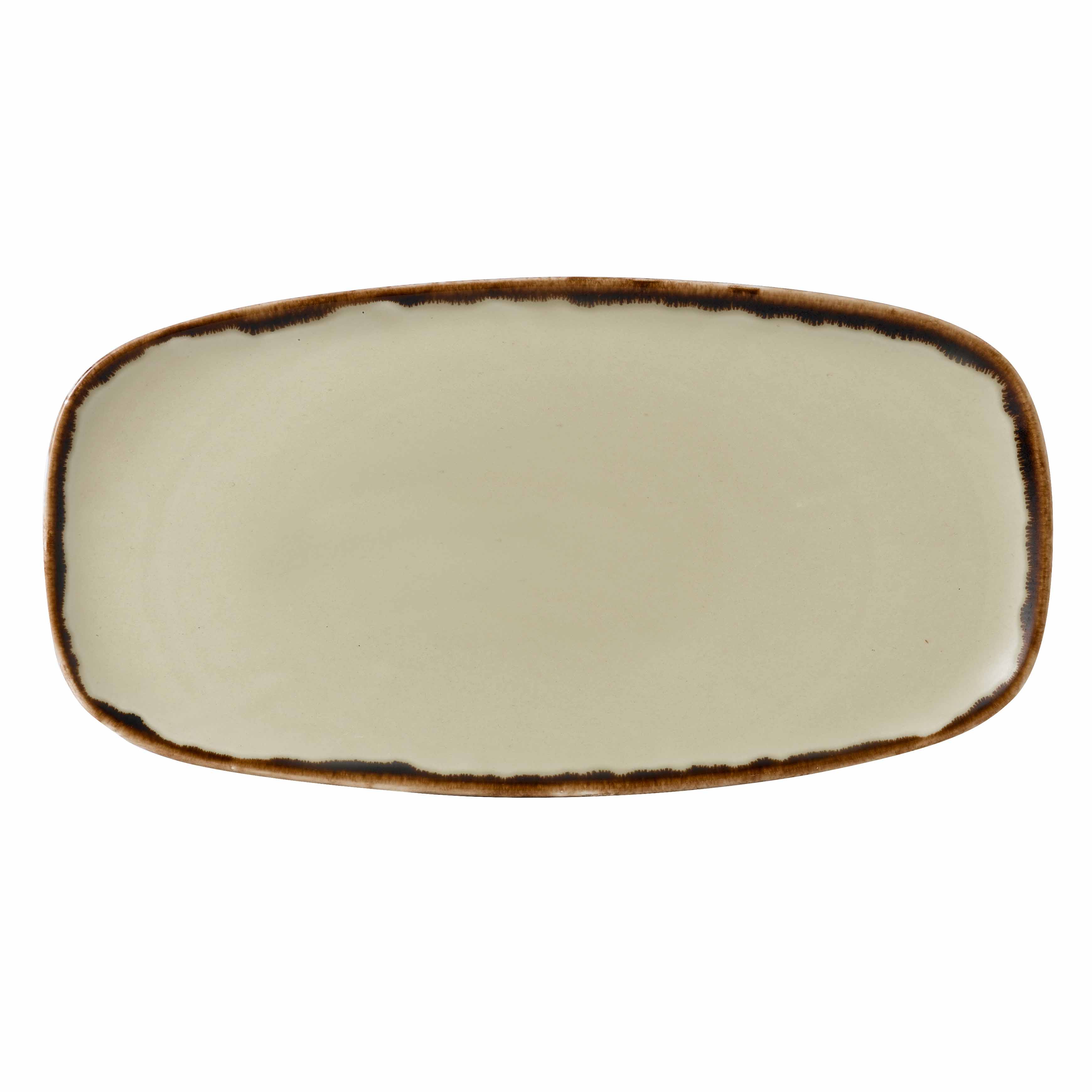 Dudson Harvest Linien Chefs Oblong Platte 29.8X15.3Cm Oval Leinen 12 Stück