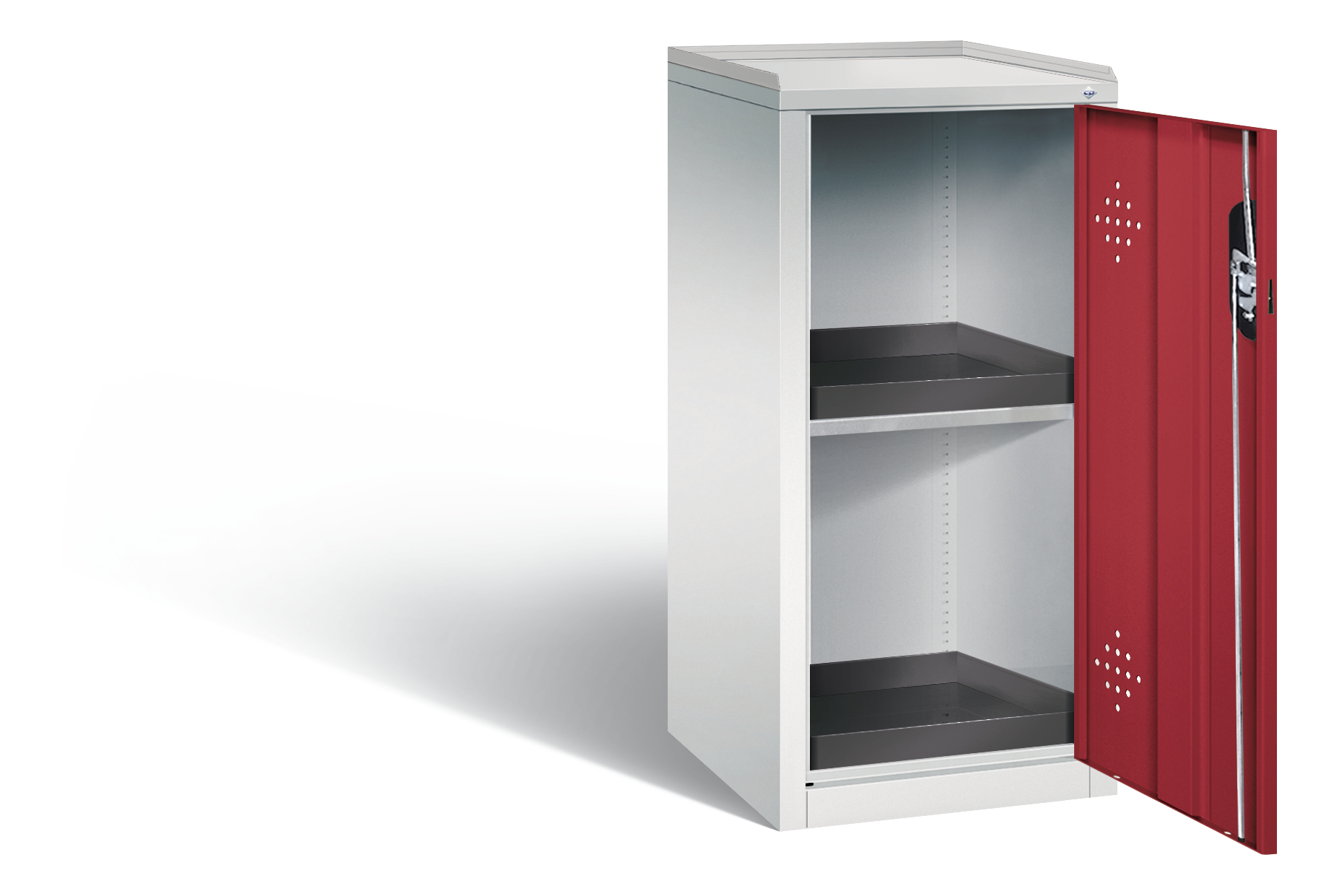 C+P Umweltschrank Acurado, H1000xB502xT500mm, 7035/3003