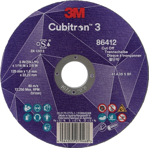 3M Trennscheibe D125x1,6mm gerade