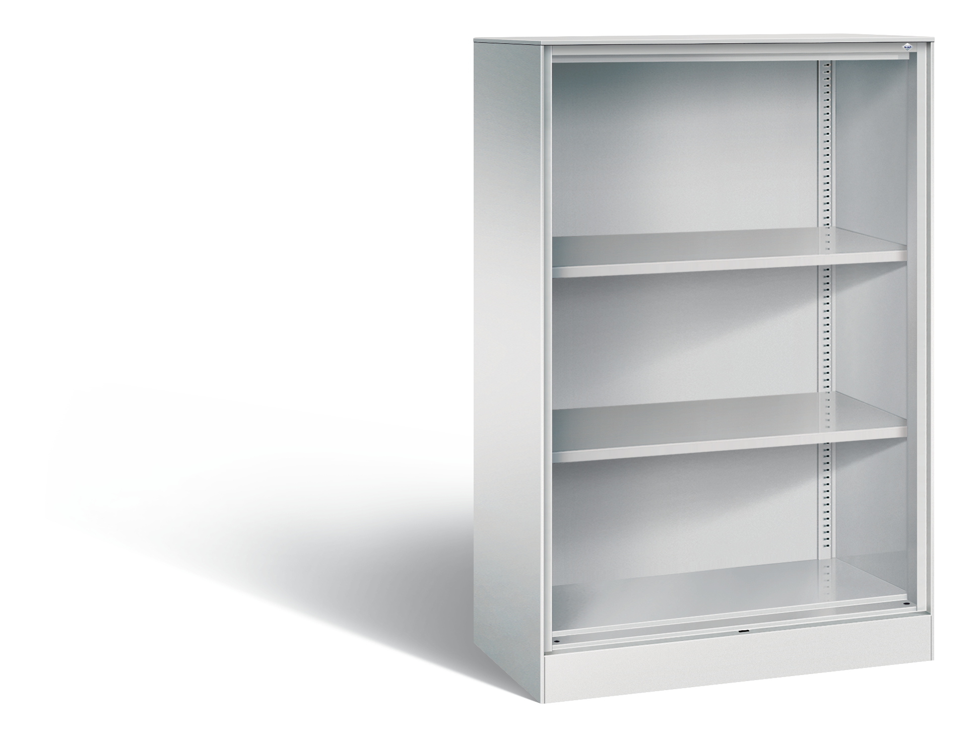 C+P Büroregal  Asisto, H1310xB800xT435mm, 7035