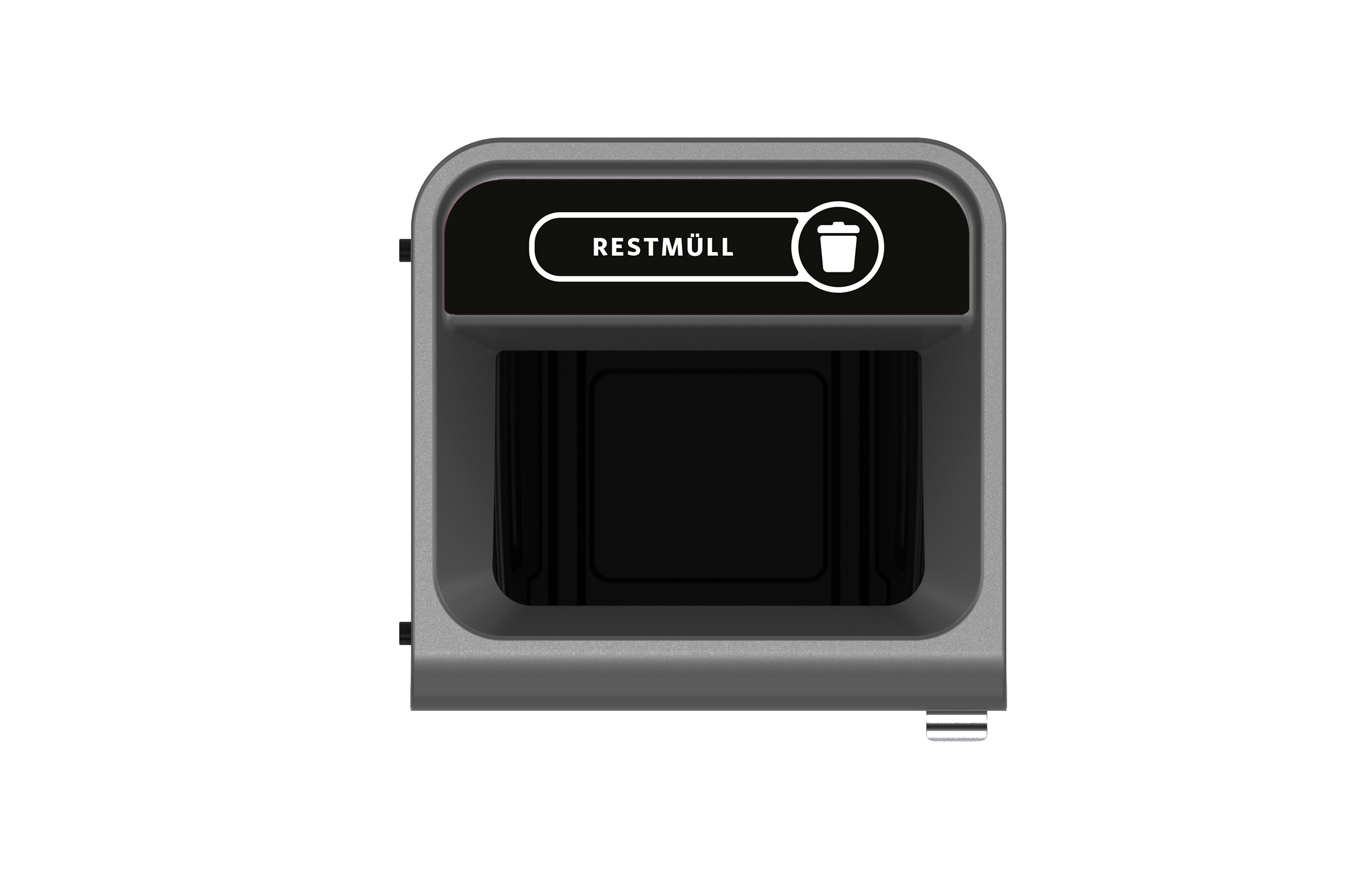 Rubbermaid Restmüll 87L schwarz DE