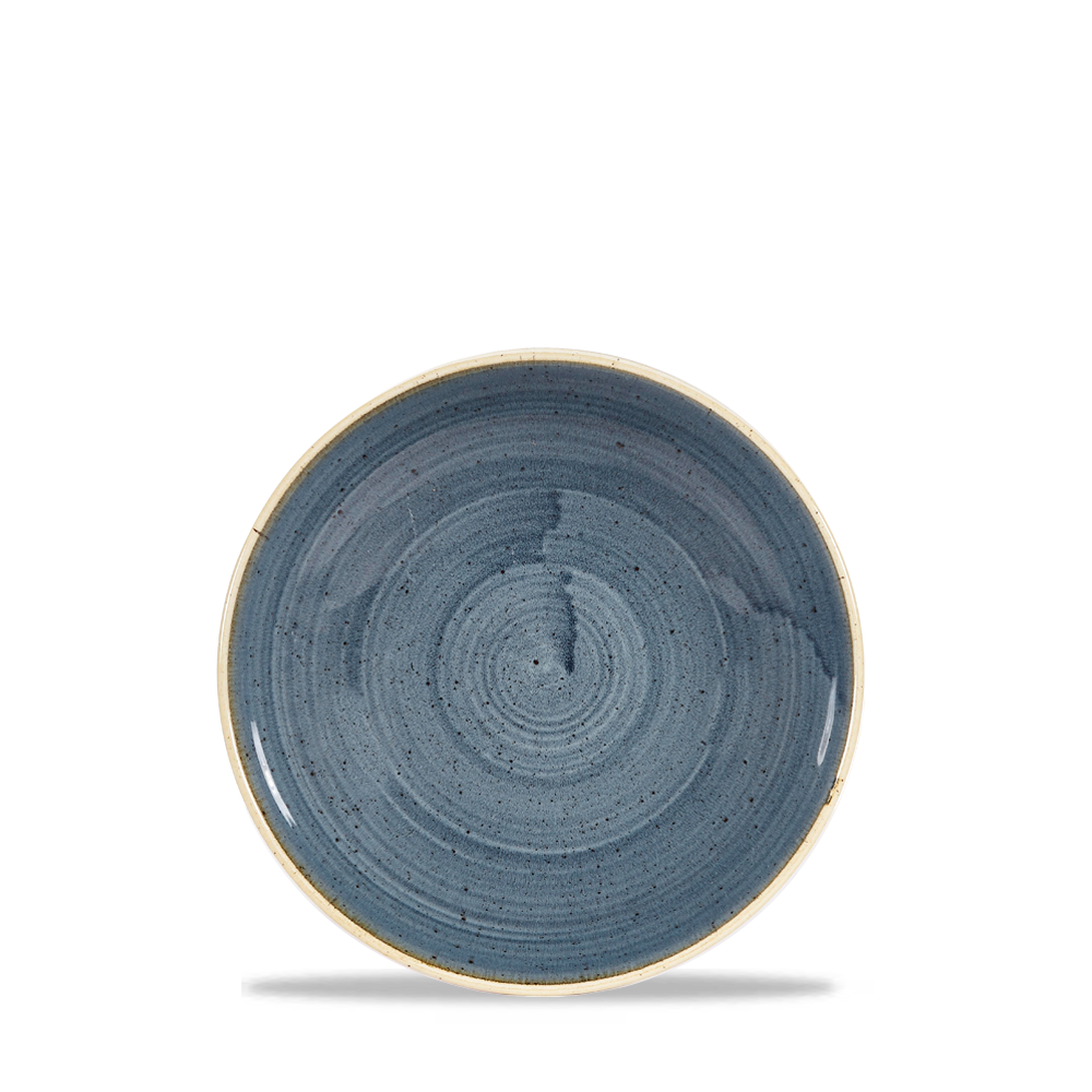 Churchill Super Vitrified Stonecast Blueberry Teller Tief Coup 18,2cm, 12 Stück
