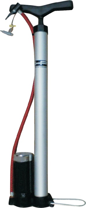 Handluftpumpe 600mm m.Manometer (7 bar)