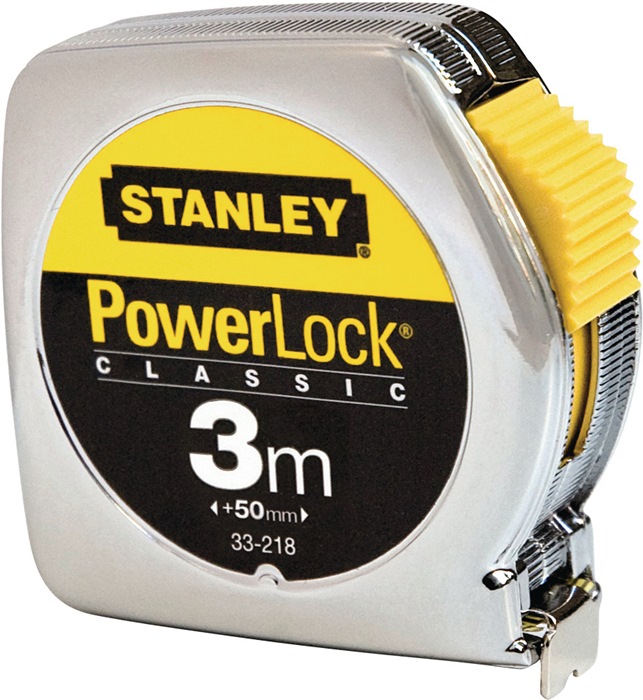 Taschenrollbandmaß PowerLock® L.3m B.19mm mm/cm EG II Ku.Clip SB STANLEY