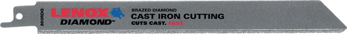 Säbelsägeblatt Diamond Grit L.200mm B.19mm 1 St./Karte