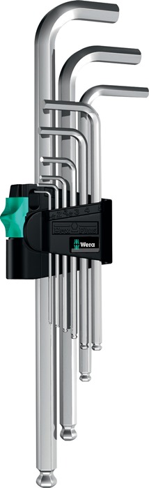 Winkelschraubendrehersatz 950 PKL 9-tlg.Ku.-Halter SW 1,5-10mm Kugelk.