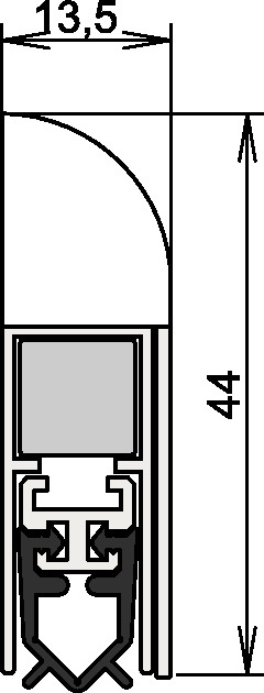 Türdichtung Wind-Ex 1-311 1-s.L.860mm HLT ATHMER