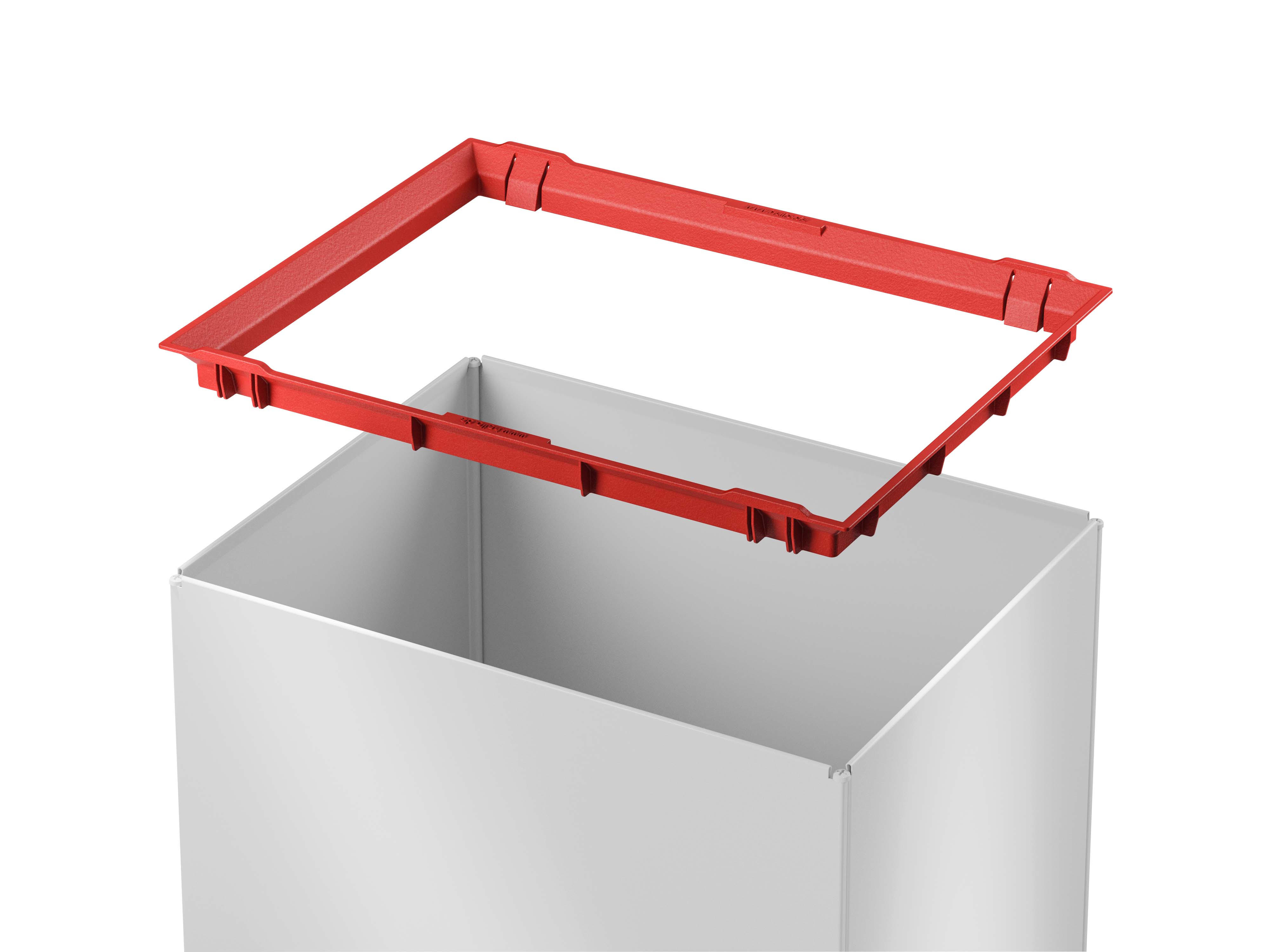 Hailo Big-Box Swing XL, Großraum-Müllbox, 52 ltr, Weiß
