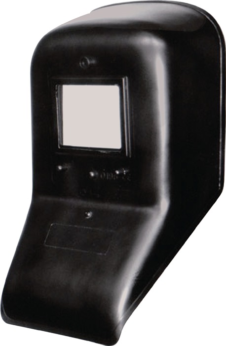 Schweißerschutzschild m. DIN-9-Glas u. Vorsatzglas 90x110mm Ku.