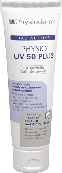 Hautschutzcreme PHYSIO UV 50 PLUS 100 ml zieht schnell ein,LSF 50+ 100ml Tube