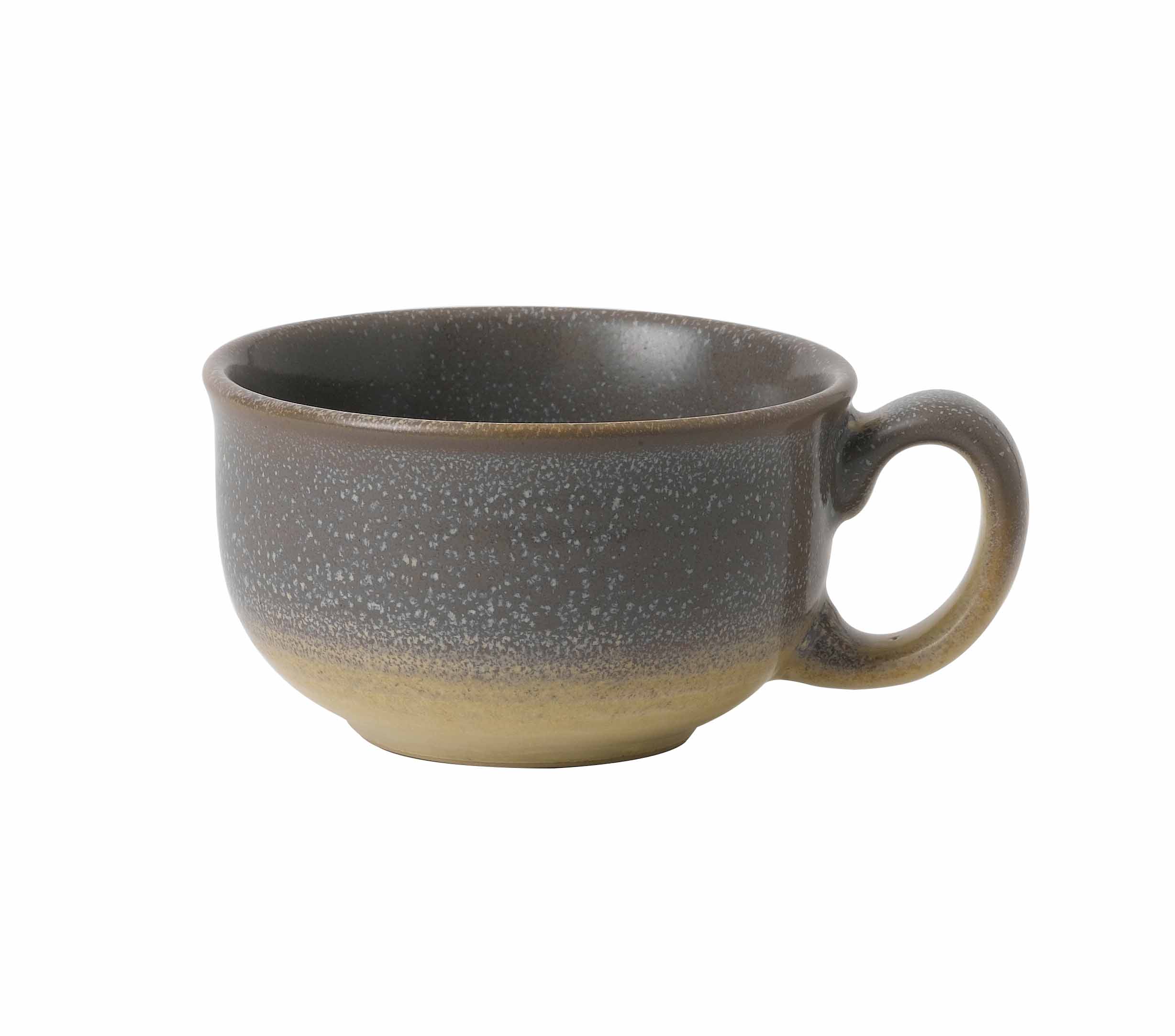 Dudson Evo Granite Kaffee/Teetasse 23Cl, rund, granit, 6 Stück