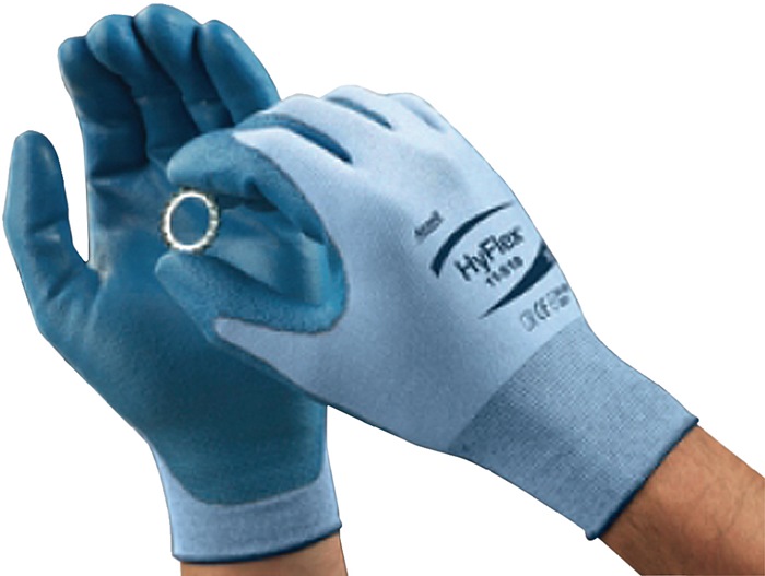 Schnittschutzhandschuhe HyFlex® 11-518 Gr.8 blau EN 388 PSA II 12 PA