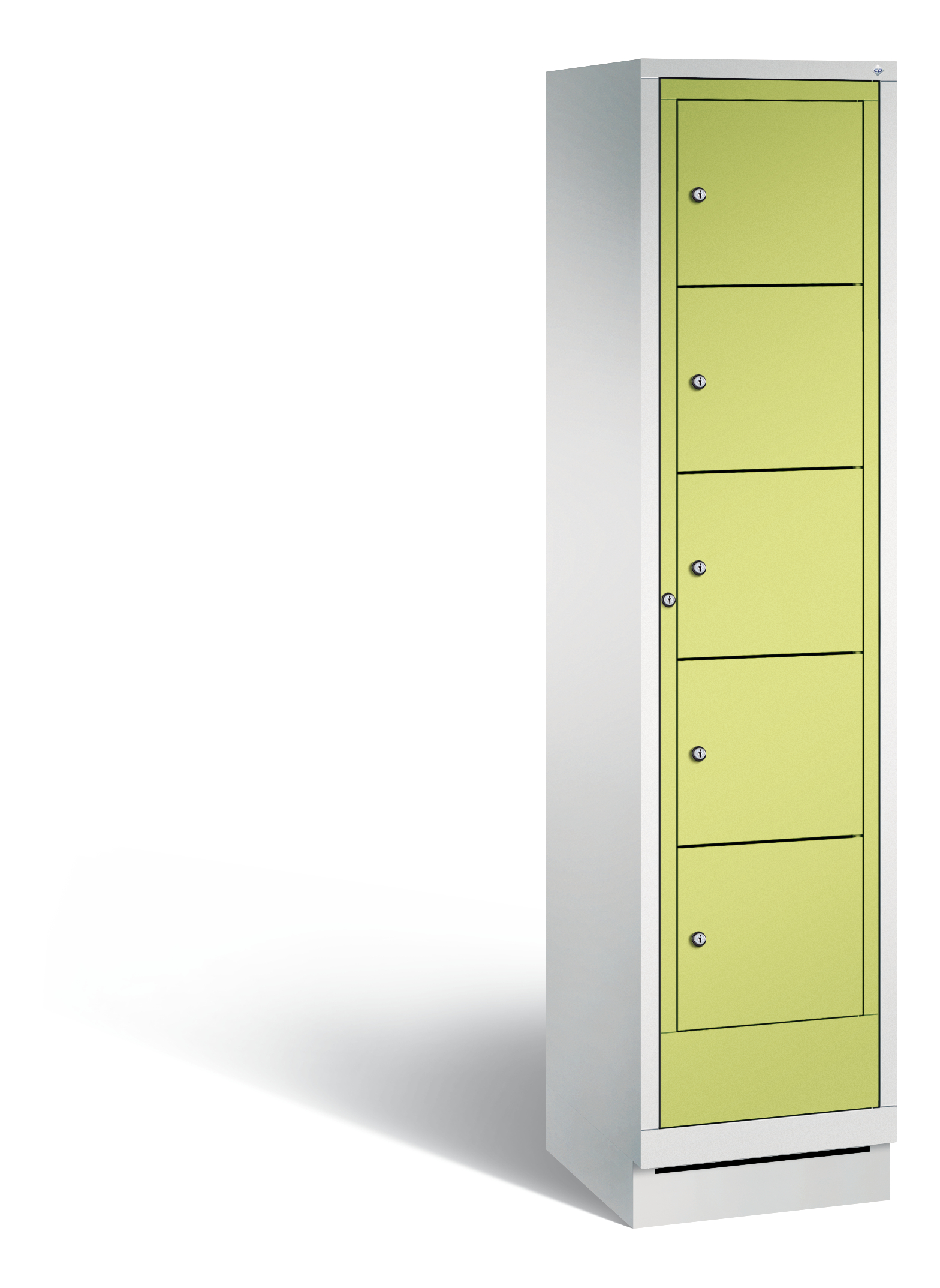 C+P Wäsche-Ausgabeschrank Evolo, H1800xB420xT500mm, 7035/0024
