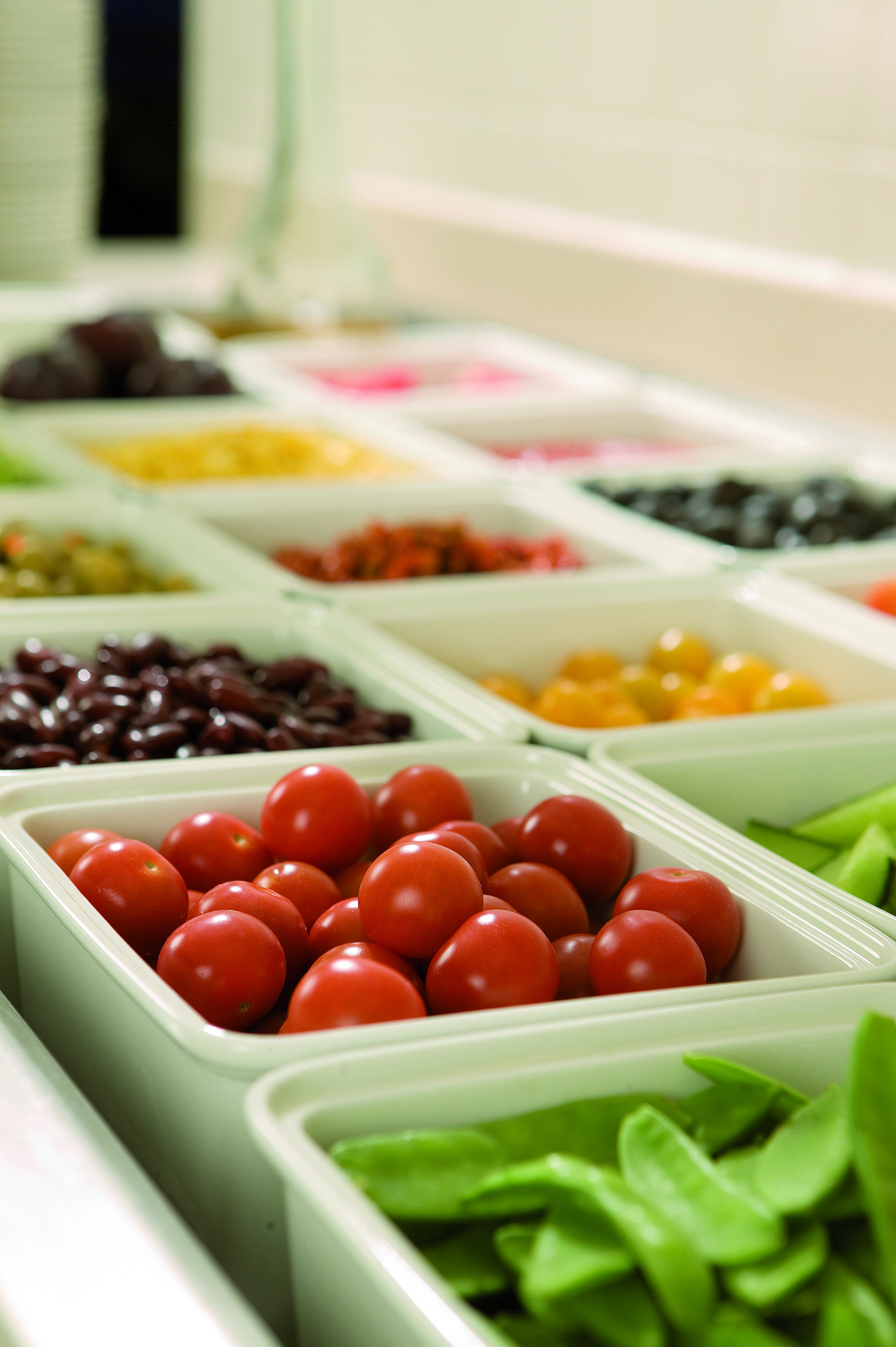 Churchill Super Vitrified Counter Serve Cookware Porzellanbehälter Rechteck, 20x19cm, 4Ltr, 2 Stück, Weiß