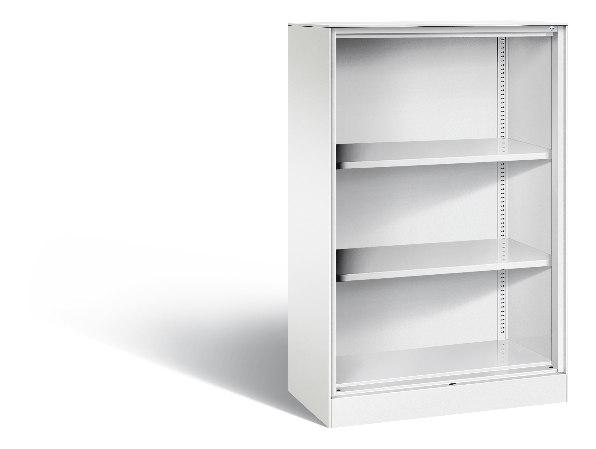 C+P Büroregal  Asisto, H1310xB800xT435mm, 9016