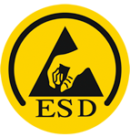 Stehhilfe aus Edelstahl, ESD, Höhe 600-850 mm, Sitzneigung 15 Grad, hor. 16 Grad