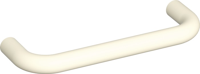 Möbelgriff 548.138B Ku.99 reinweiß ma 128mm D.10mm HEWI