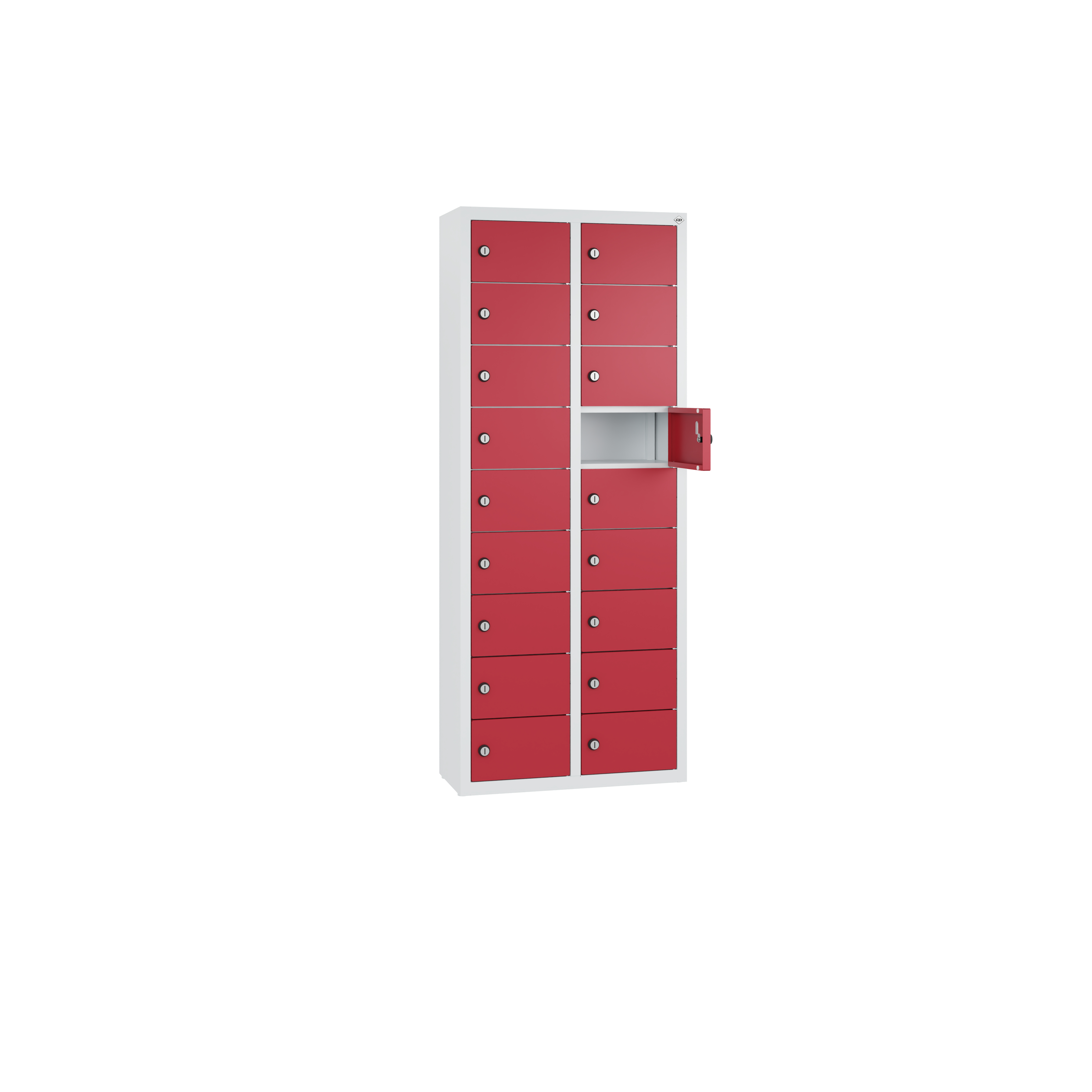 C+P Kleingefachschrank Intro, H1130xB460xT200mm, 7035/3003
