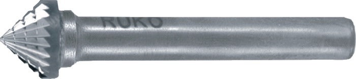 Frässtift KSK D.10mm Kopf-L.5mm Schaft-D.6mm HM Verz.KVZ 4 RUKO
