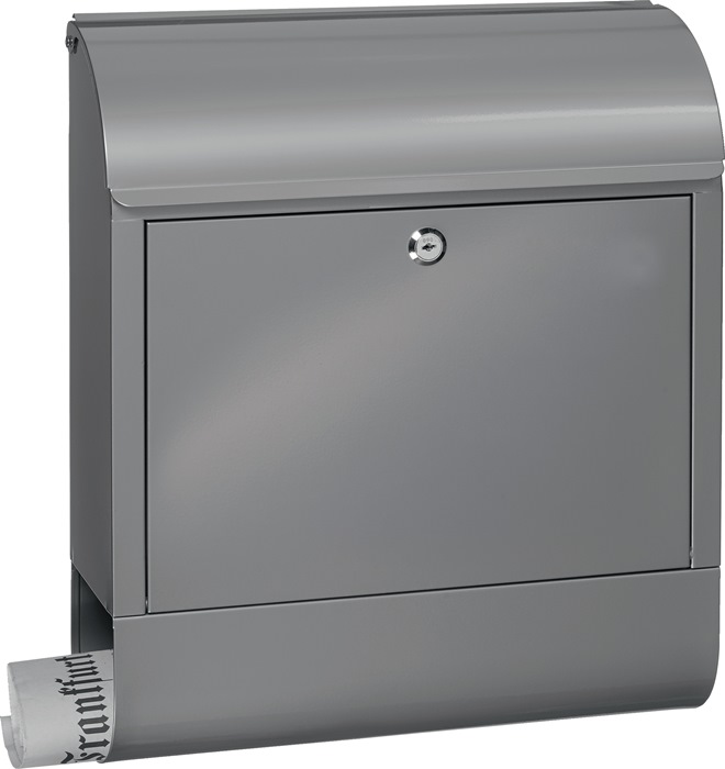 Briefkasten Scandic 825 Si H.460mm B.380mm T.125mm silb. STA DIN C4 BURG-WÄCHTER