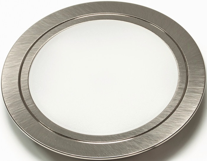 Einbauleuchte Chip Emotion 12 V 4 W EL.-D.68mm Rahmenfarbe Edelstahloptik L&S