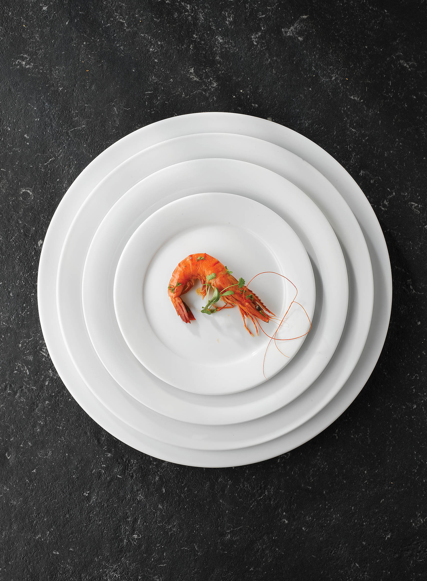 Churchill Art De Cuisine Menu Porcelain Platte Rechteckig 24,5X16Cm, 6 Stück, Weiß