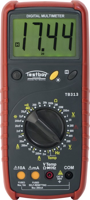 Digitalmultimeter Testboy 313 0-600 V AC