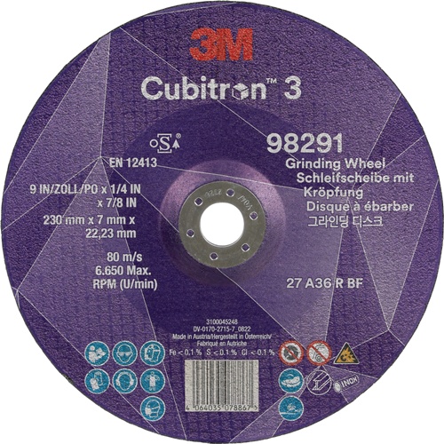 3M Schruppscheibe D230xS7mm Körnung 36+