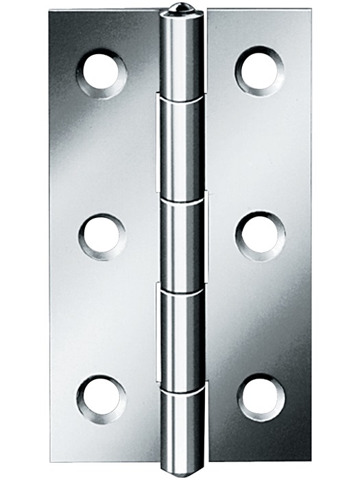 Scharnier H.30mm B.22mm S.0,8mm VA gerollt,schmal VORMANN