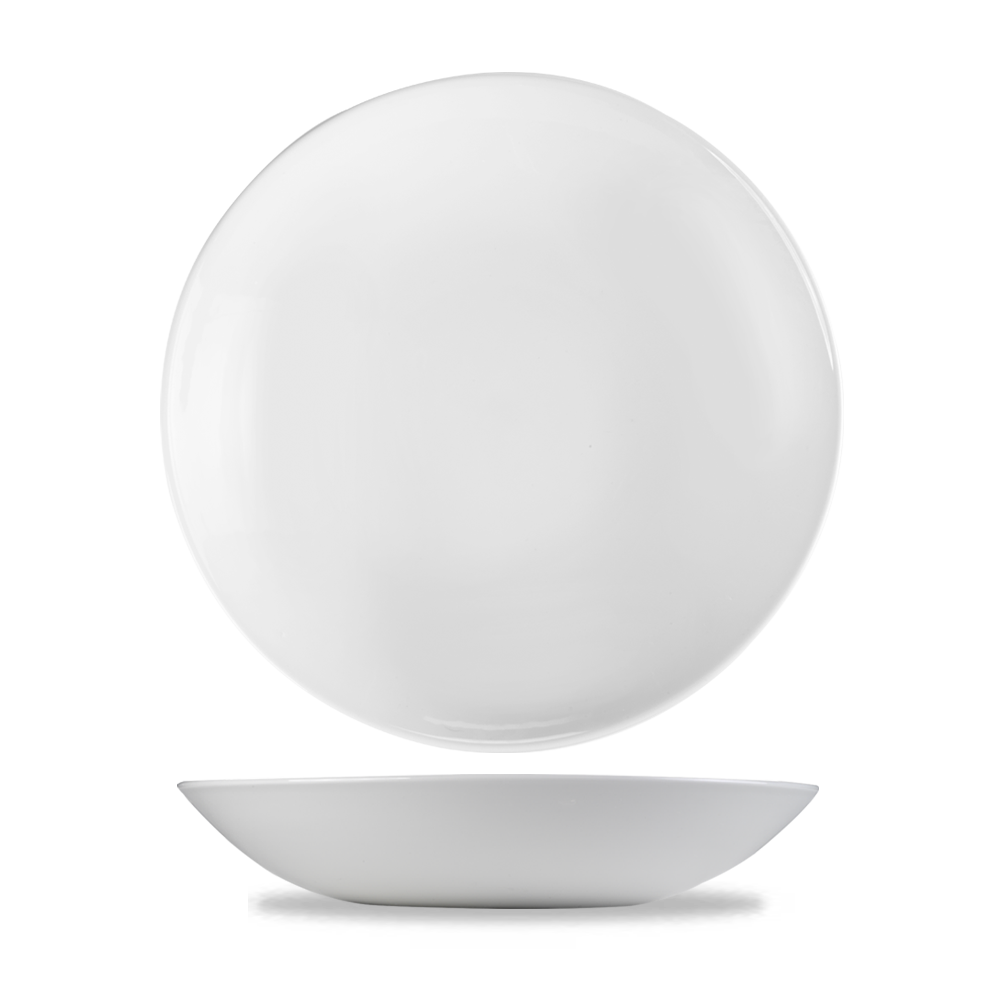 Churchill Evolve Teller Tief Coup 24,8cm, 12 Stück, Weiß, Rund