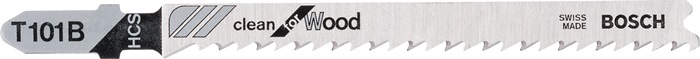 Stichsägeblatt T 101 B Clean for Wood L.100mm Zahnteilung 2,7mm HCS 100er Pack