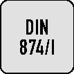 Lineal DIN874/I L.1000mm STA H.PREISSER
