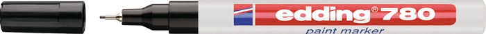 Lackmarker 780 schwarz Strich-B.0,8mm Rundspitze EDDING