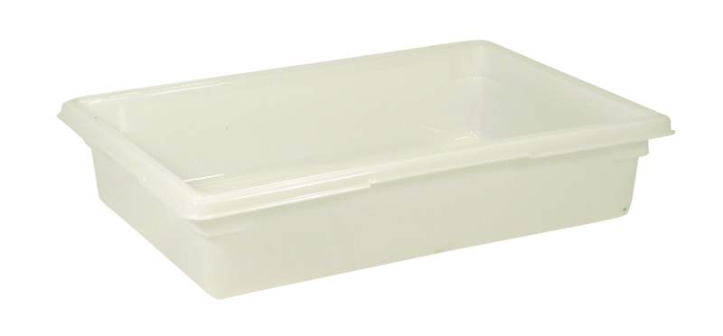 Rubbermaid Allzweck-Lebensmittelbehälter, Polyethylen Lebensmittelbehälter, 32 l, 66 x 46 x 15 cm, weiß