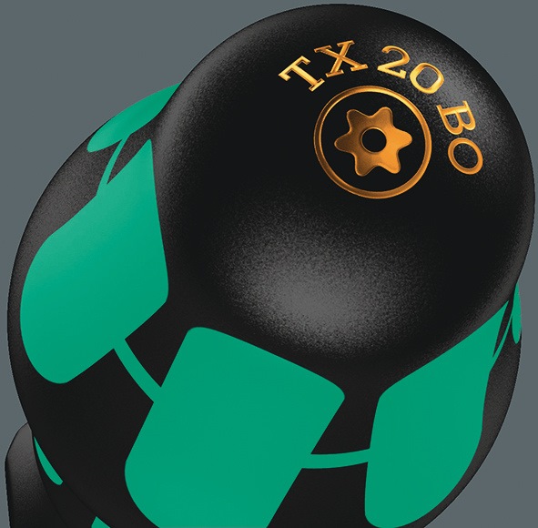 Schraubendrehersatz 367/6 TORX BO 6-tlg.TORX® m.Bohr.2K-Griff Rundkl.WERA