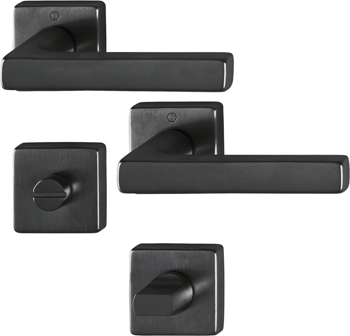 HOPPE Rosettengarnitur Messing F96-1-R